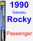 Passenger Wiper Blade for 1990 Daihatsu Rocky - Vision Saver