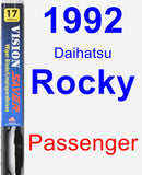 Passenger Wiper Blade for 1992 Daihatsu Rocky - Vision Saver