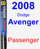 Passenger Wiper Blade for 2008 Dodge Avenger - Vision Saver