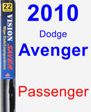 Passenger Wiper Blade for 2010 Dodge Avenger - Vision Saver