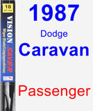 Passenger Wiper Blade for 1987 Dodge Caravan - Vision Saver