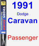 Passenger Wiper Blade for 1991 Dodge Caravan - Vision Saver