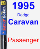 Passenger Wiper Blade for 1995 Dodge Caravan - Vision Saver