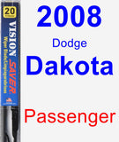 Passenger Wiper Blade for 2008 Dodge Dakota - Vision Saver