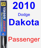 Passenger Wiper Blade for 2010 Dodge Dakota - Vision Saver