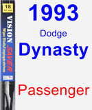 Passenger Wiper Blade for 1993 Dodge Dynasty - Vision Saver