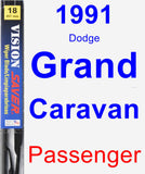 Passenger Wiper Blade for 1991 Dodge Grand Caravan - Vision Saver