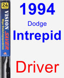 Driver Wiper Blade for 1994 Dodge Intrepid - Vision Saver