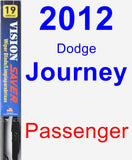 Passenger Wiper Blade for 2012 Dodge Journey - Vision Saver