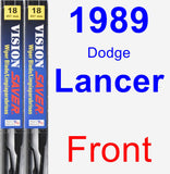 Front Wiper Blade Pack for 1989 Dodge Lancer - Vision Saver