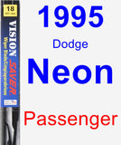 Passenger Wiper Blade for 1995 Dodge Neon - Vision Saver