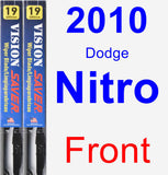 Front Wiper Blade Pack for 2010 Dodge Nitro - Vision Saver