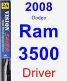 Driver Wiper Blade for 2008 Dodge Ram 3500 - Vision Saver