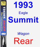 Rear Wiper Blade for 1993 Eagle Summit - Vision Saver