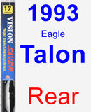 Rear Wiper Blade for 1993 Eagle Talon - Vision Saver