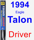 Driver Wiper Blade for 1994 Eagle Talon - Vision Saver