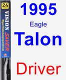 Driver Wiper Blade for 1995 Eagle Talon - Vision Saver