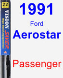 Passenger Wiper Blade for 1991 Ford Aerostar - Vision Saver