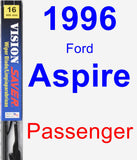 Passenger Wiper Blade for 1996 Ford Aspire - Vision Saver