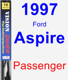 Passenger Wiper Blade for 1997 Ford Aspire - Vision Saver