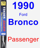 Passenger Wiper Blade for 1990 Ford Bronco - Vision Saver