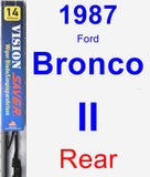 Rear Wiper Blade for 1987 Ford Bronco II - Vision Saver