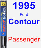 Passenger Wiper Blade for 1995 Ford Contour - Vision Saver