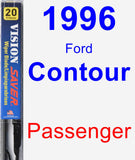 Passenger Wiper Blade for 1996 Ford Contour - Vision Saver