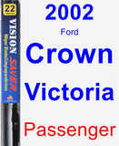 Passenger Wiper Blade for 2002 Ford Crown Victoria - Vision Saver