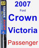 Passenger Wiper Blade for 2007 Ford Crown Victoria - Vision Saver