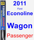 Passenger Wiper Blade for 2011 Ford Econoline Wagon - Vision Saver