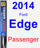 Passenger Wiper Blade for 2014 Ford Edge - Vision Saver