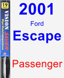 Passenger Wiper Blade for 2001 Ford Escape - Vision Saver