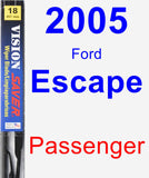 Passenger Wiper Blade for 2005 Ford Escape - Vision Saver