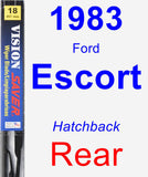 Rear Wiper Blade for 1983 Ford Escort - Vision Saver