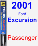 Passenger Wiper Blade for 2001 Ford Excursion - Vision Saver