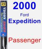 Passenger Wiper Blade for 2000 Ford Expedition - Vision Saver