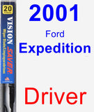 Driver Wiper Blade for 2001 Ford Expedition - Vision Saver