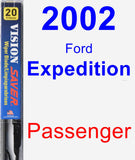 Passenger Wiper Blade for 2002 Ford Expedition - Vision Saver