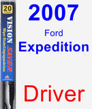 Driver Wiper Blade for 2007 Ford Expedition - Vision Saver