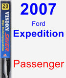 Passenger Wiper Blade for 2007 Ford Expedition - Vision Saver