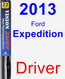 Driver Wiper Blade for 2013 Ford Expedition - Vision Saver