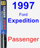 Passenger Wiper Blade for 1997 Ford Expedition - Vision Saver