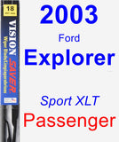 Passenger Wiper Blade for 2003 Ford Explorer - Vision Saver