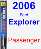 Passenger Wiper Blade for 2006 Ford Explorer - Vision Saver