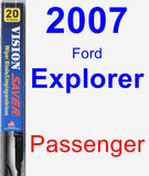 Passenger Wiper Blade for 2007 Ford Explorer - Vision Saver