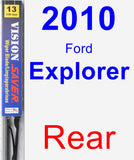 Rear Wiper Blade for 2010 Ford Explorer - Vision Saver