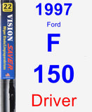 Driver Wiper Blade for 1997 Ford F-150 - Vision Saver