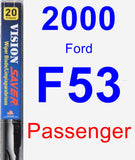 Passenger Wiper Blade for 2000 Ford F53 - Vision Saver