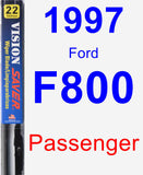 Passenger Wiper Blade for 1997 Ford F800 - Vision Saver